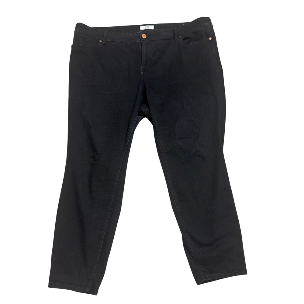 LOFT Plus Legging Jeans Black Denim Pants Plus Size 22‎